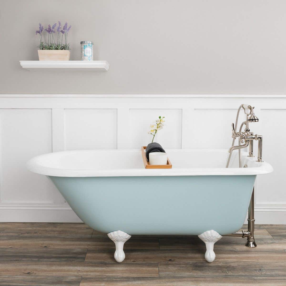 Open Air Heritage Cast Iron Classic, Cast Iron Clawfoot Bathtub Weight