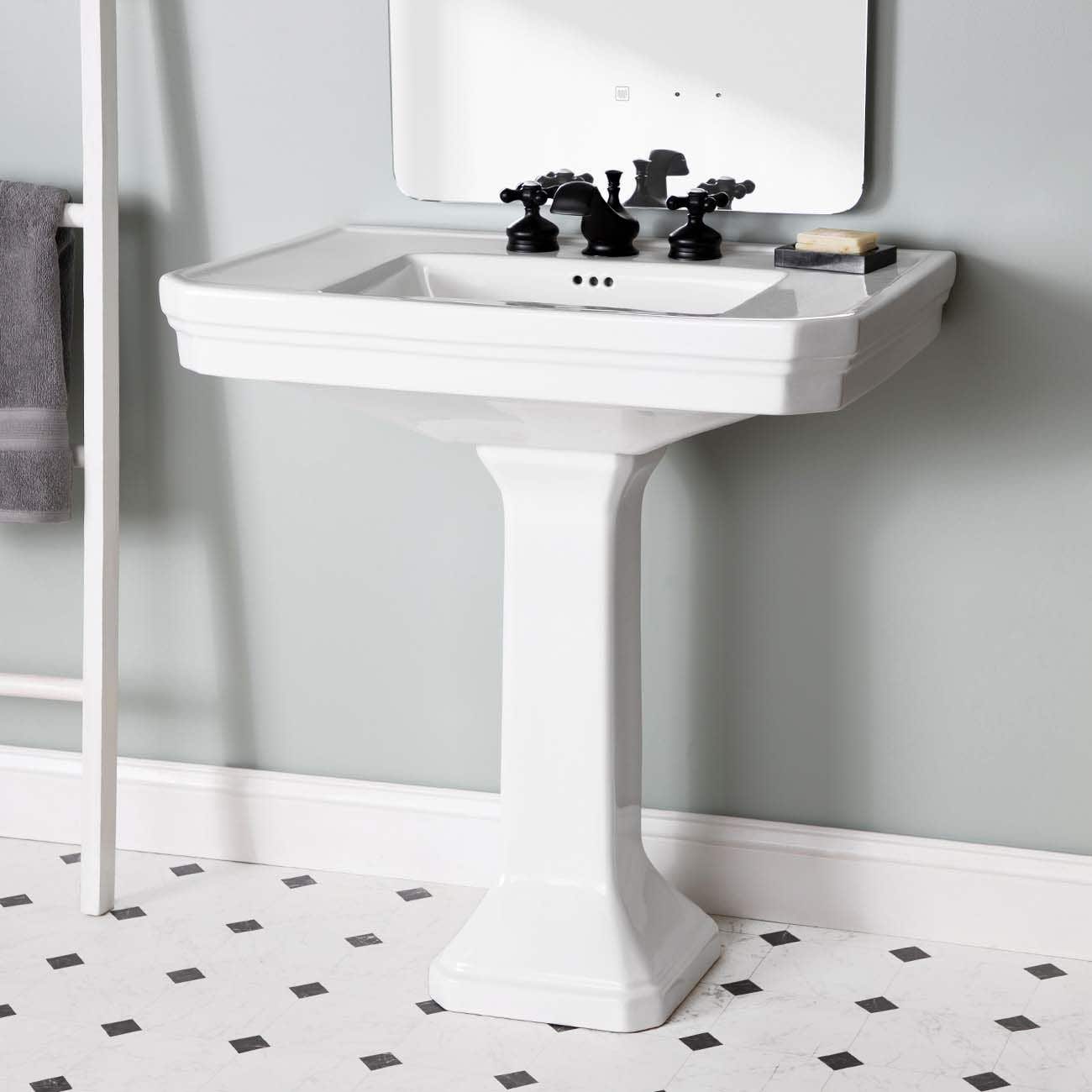 32 inch pedestal sink