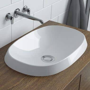 Calma Rossini Oval Vessel Bathroom Sink