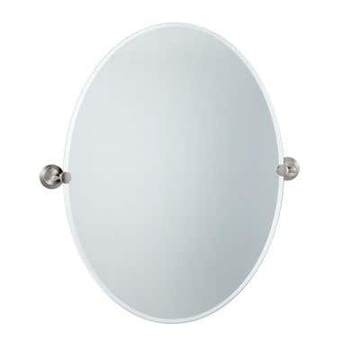 Gatco Marina Collection Wall Mount Large Oval Bathroom Mirror