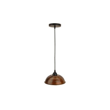 Premier Copper Products 8.5 Inch Hammered Copper Dome Pendant Light