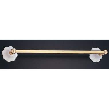 Strom Plumbing Fluted Porcelain 24 Inch Towel Bar