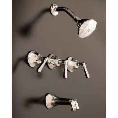 Strom Plumbing Mississippi Tub & Shower Set with Lever Handles