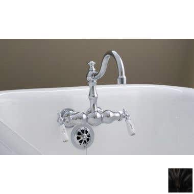 Strom Plumbing Clawfoot Tub Faucet with Arched Spout