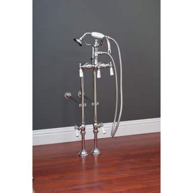 Strom Plumbing Freestanding Tub Faucet with Handshower