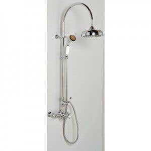 Strom Plumbing Thermostatic Gooseneck Shower Set with Handheld Shower