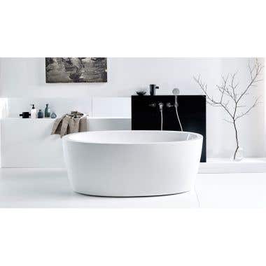 Aquatica PureScape 63 Inch Acrylic Freestanding Double Ended Bathtub