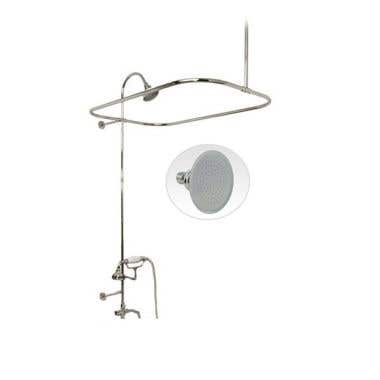 Randolph Morris End Mount Shower Conversion Kit with Handshower Cradle and Showerhead