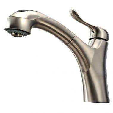 Whitehaus Jem Collection Single Hole Faucet with Pull Out Spray Head