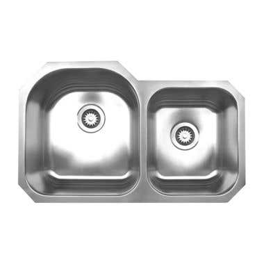 Whitehaus Noah Collection Double Bowl Undermount Sink