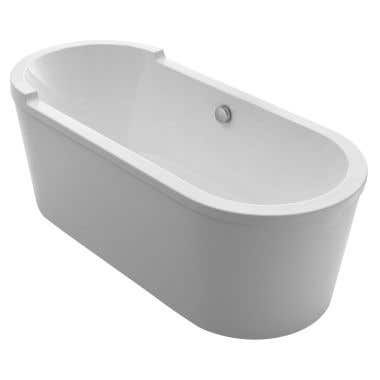 Whitehaus Acrylic Double Ended Single Side Freestanding Tub