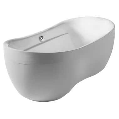 Whitehaus Acrylic Oval Double Ended Freestanding Tub