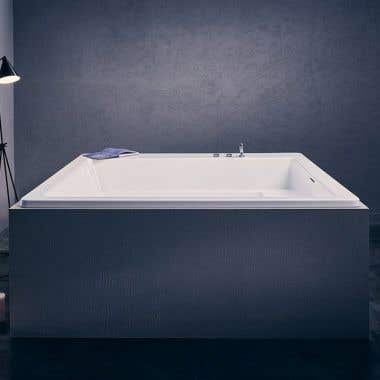 Aquatica Lacus Acrylic 70 Inch Drop In Bathtub