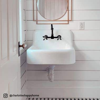 Vintage Bathroom Sinks Tub Bath - Fiberglass Trough Bathroom Sink