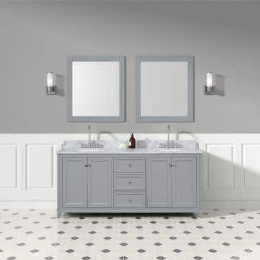 Atwell 72 Inch Modern Console Vanity