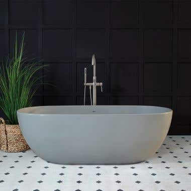 Irelia 65 Inch Resin Double Ended Tub