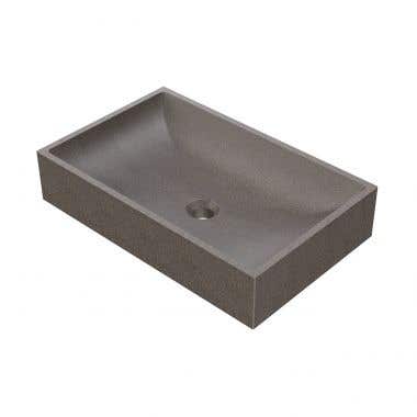 Portland Collection 23 Inch Concrete Semi-Recessed Sink