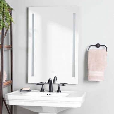 Life View - Lennox 20" Lighted Bathroom Mirror with Anti-Fog