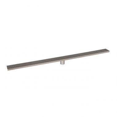 Angle View - Stainless Steel - 47 Inch Linear Shower Drain