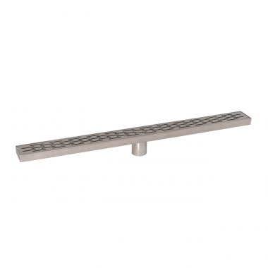 Angle View - Stainless Steel - 31 Inch Linear Shower Drain