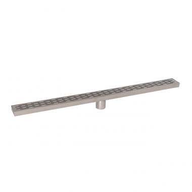 Angle View - Stainless Steel - 35 Inch Linear Shower Drain