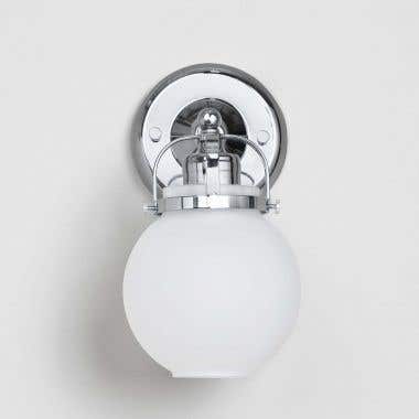 Front View - Chrome - Front View - Imperial Single Wall Sconce
