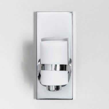 Front View - Chrome - Francesco Single Wall Sconce