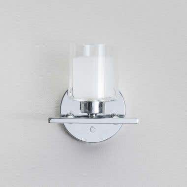 Front View - Chrome - Leith Single Wall Sconce