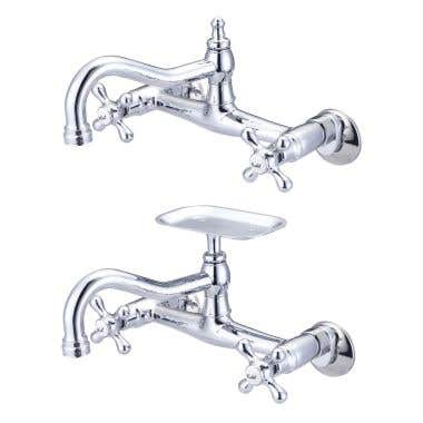 Soap dish - Wall Mounted Kitchen Facuet - Metal Lever Handles