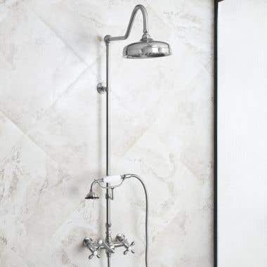 Mason Hill Collection Exposed Cross Handle Shower Set with Handshower