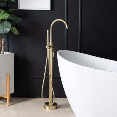 Contemporary Freestanding Tub Faucet