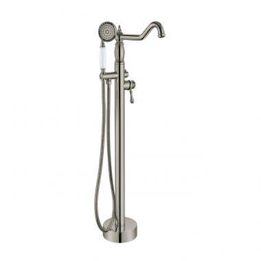 Brushed Nickel - Traditional Freestanding Tub Faucet