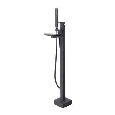 Contemporary Freestanding Tub Faucet with Handshower