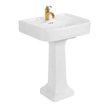 26 Inch Pedestal Bathroom Sink