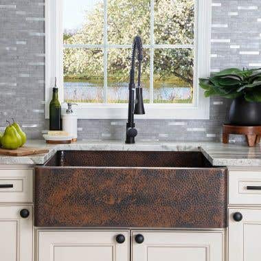 Copper Kitchen Sink Farmhouse And, Copper Farmhouse Sink Clearance