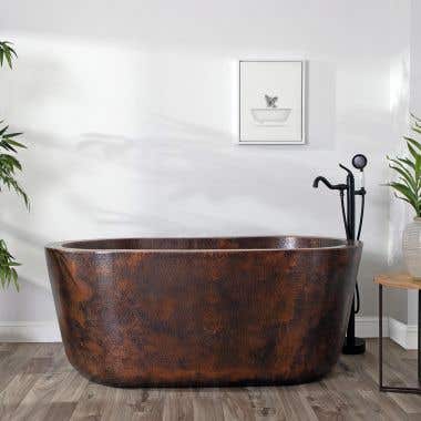 Lifestyle - Moroccan Copper Double Ended Freestanding Tub