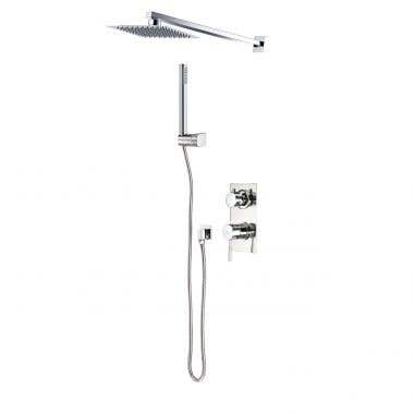 Chrome - Wall Shower Unit with Handshower