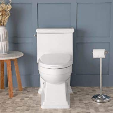 Bristol Traditional Elongated One-Piece Toilet with Seat - White