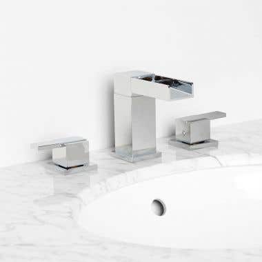 Randolph Morris Widespread Bathroom Sink Faucet - Metal Lever Handles - Chrome