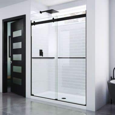 Lifestyle - Essence 56-60 Inch Frameless Bypass Shower Door - Clear Glass