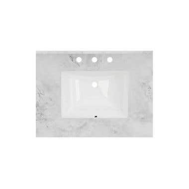 White Carrera Marble - Sink
