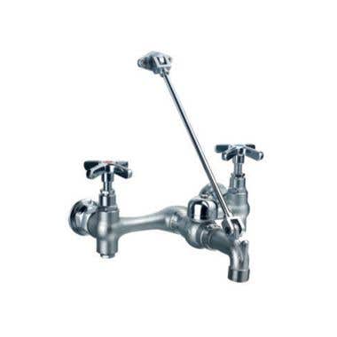 Whitehaus Heavy Duty Wallmount Utility Faucet with Cross Handles