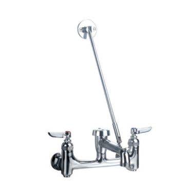 Whitehaus Heavy Duty Wallmount Utility Faucet with Lever Handles