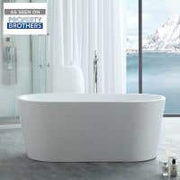 Chloe Acrylic Double Ended Freestanding Tub - No Faucet Drillings