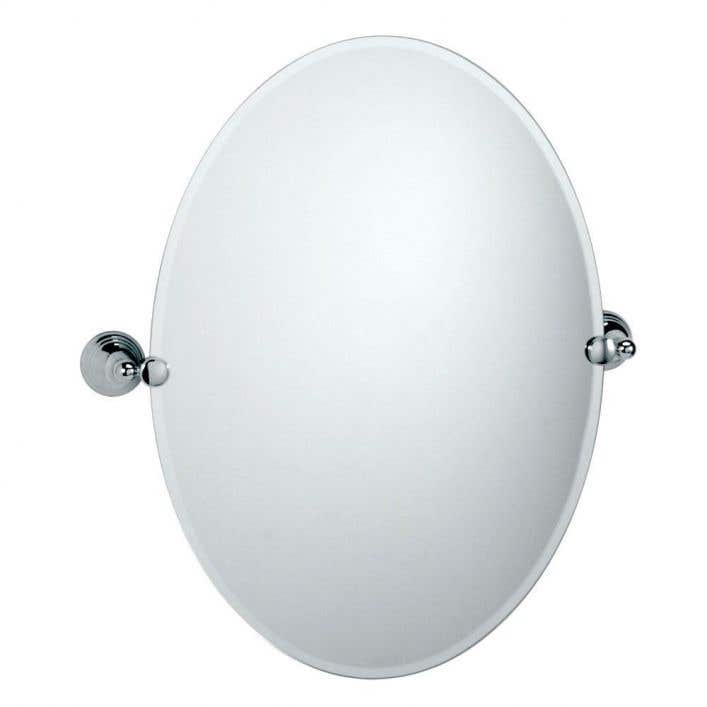 Charlotte Collection Wall Mount Oval, Gatco Bathroom Mirrors