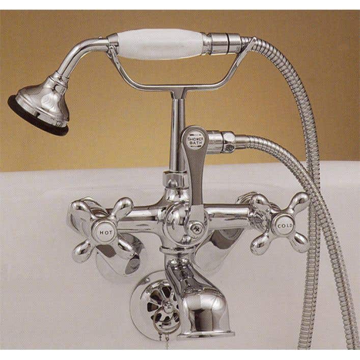 English Telephone Clawfoot Tub Faucet, Vintage Bathtub Faucets