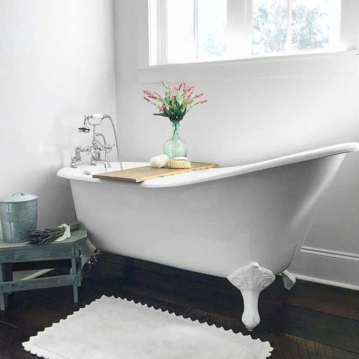 Charlotte Cast Iron Slipper Claw Tub, How To Take Out Cast Iron Bathtub