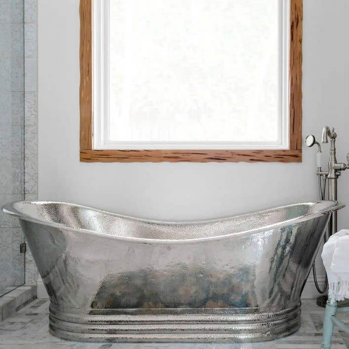 Melody 58 Inch Copper Freestanding, Is There Such Thing As A 58 Inch Bathtub