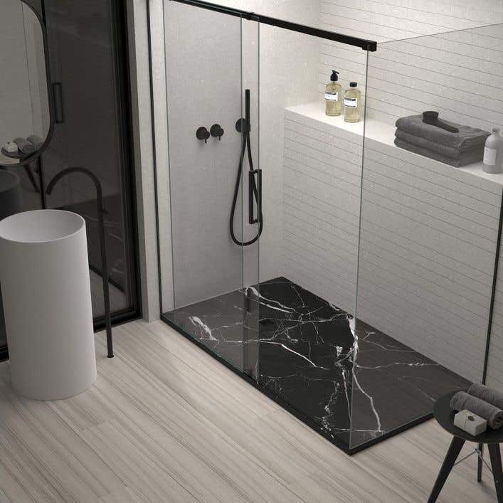 60 X 32 Stone Shower Base Black Marble, 60 X 32 Bathtub Shower Tray