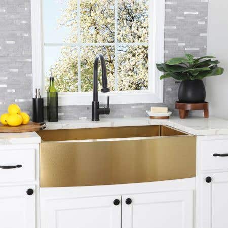 Stainless Steel 36 Inch Single Bowl Apron Front Farmhouse Kitchen Sink